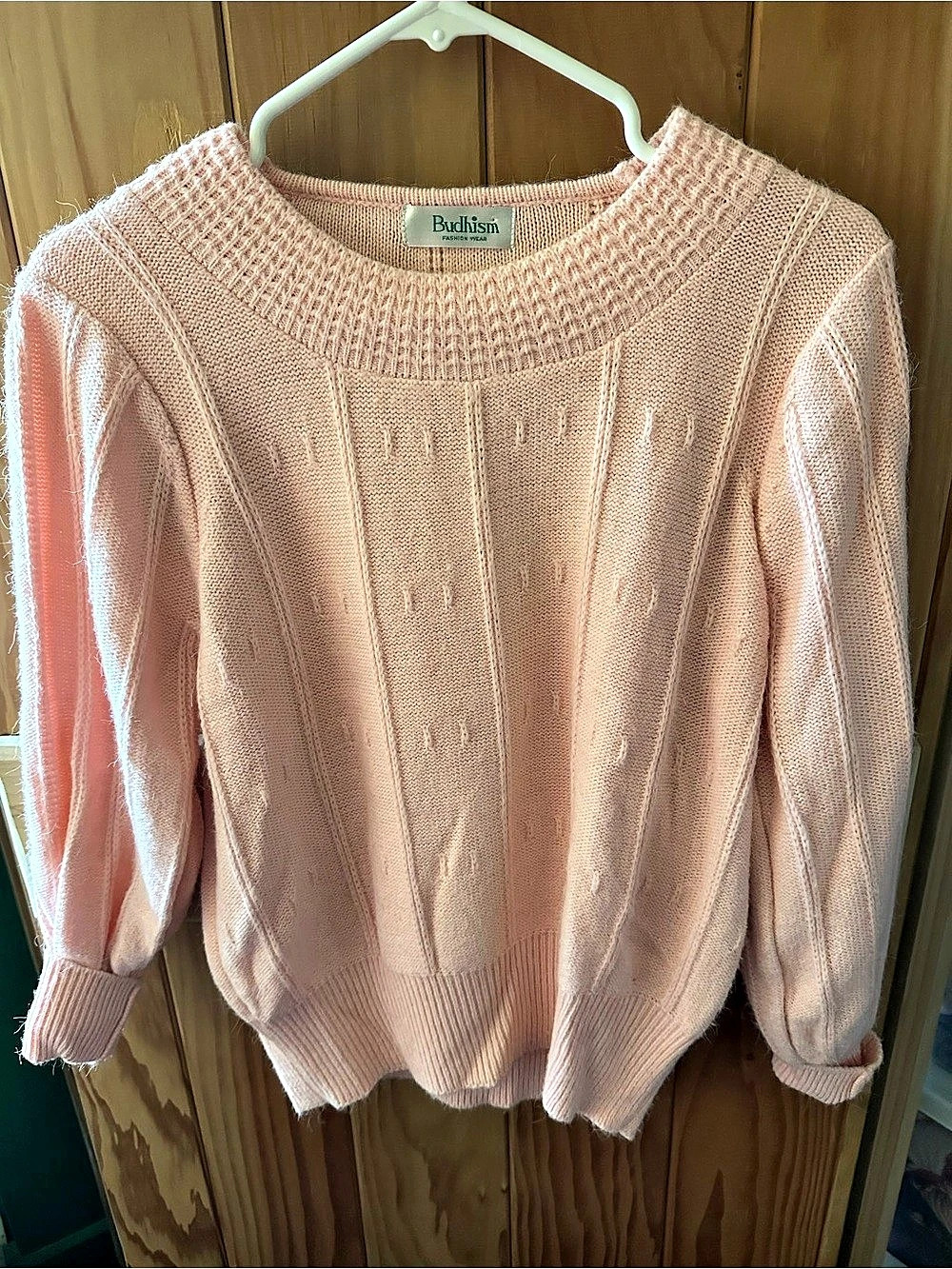 Vintage Budhism Crew Neck Sweater Like New